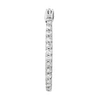 Boucles D'Oreilles "Créoles Sublimes" Diamants 0,10Ct/26