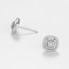 “Carré Richesse” Diamond Earrings 0.25/116 – 375/1000 White Gold