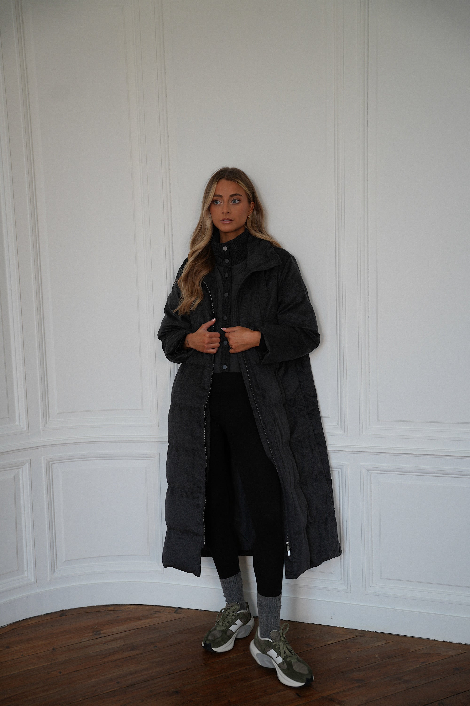 Manteau Long Justin - Gris