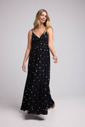 Robe Longue Bretelles - Noir