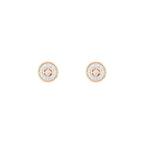 Pendientes "Divinos" Diamantes 0.12/36 - Oro Amarillo 375/1000