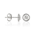 Pendientes “Dulce Sueño” Diamantes 0.12/8 – Oro Blanco 375/1000
