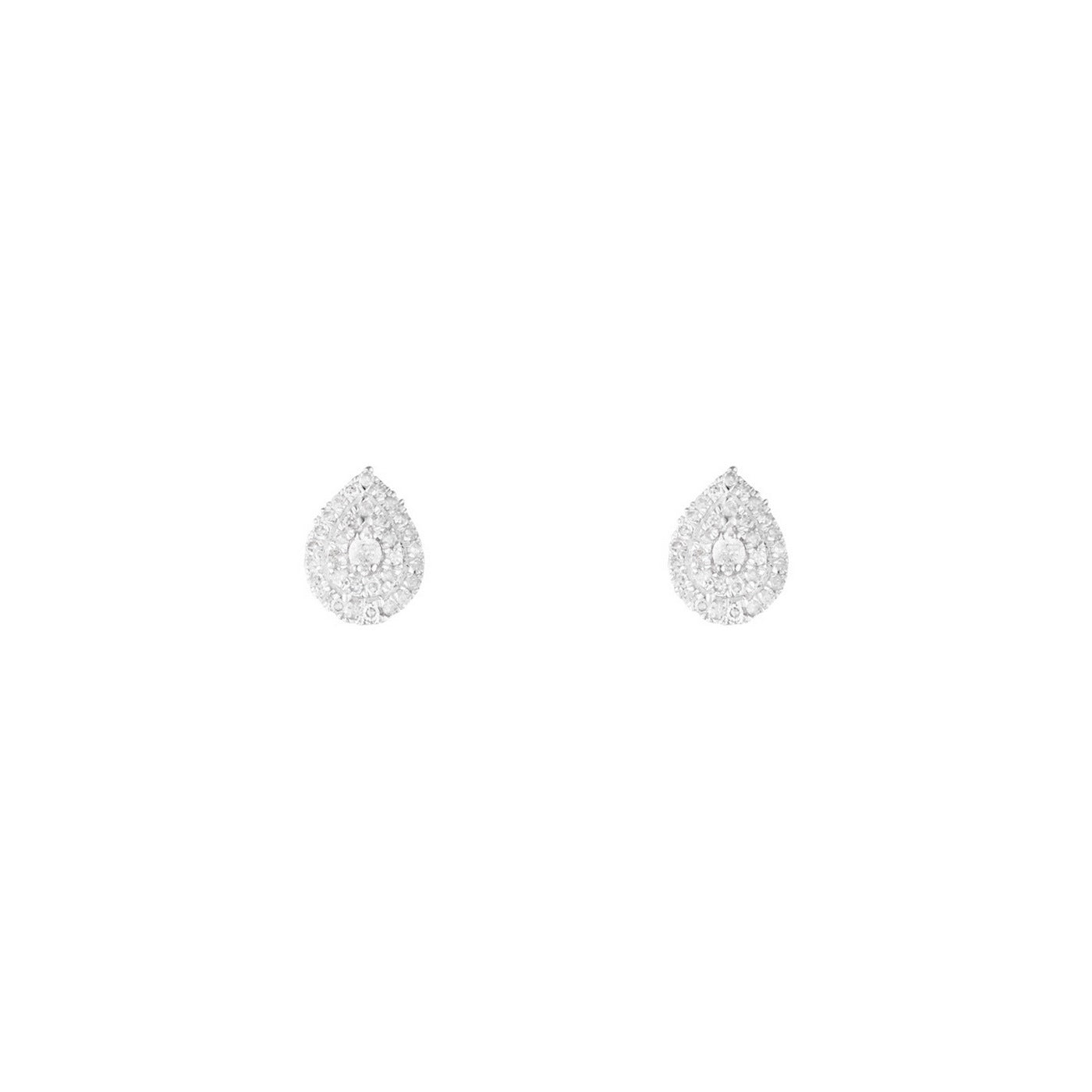 Pendientes Diamantes “Maoi” 0.15/66 – Oro Blanco 375/1000