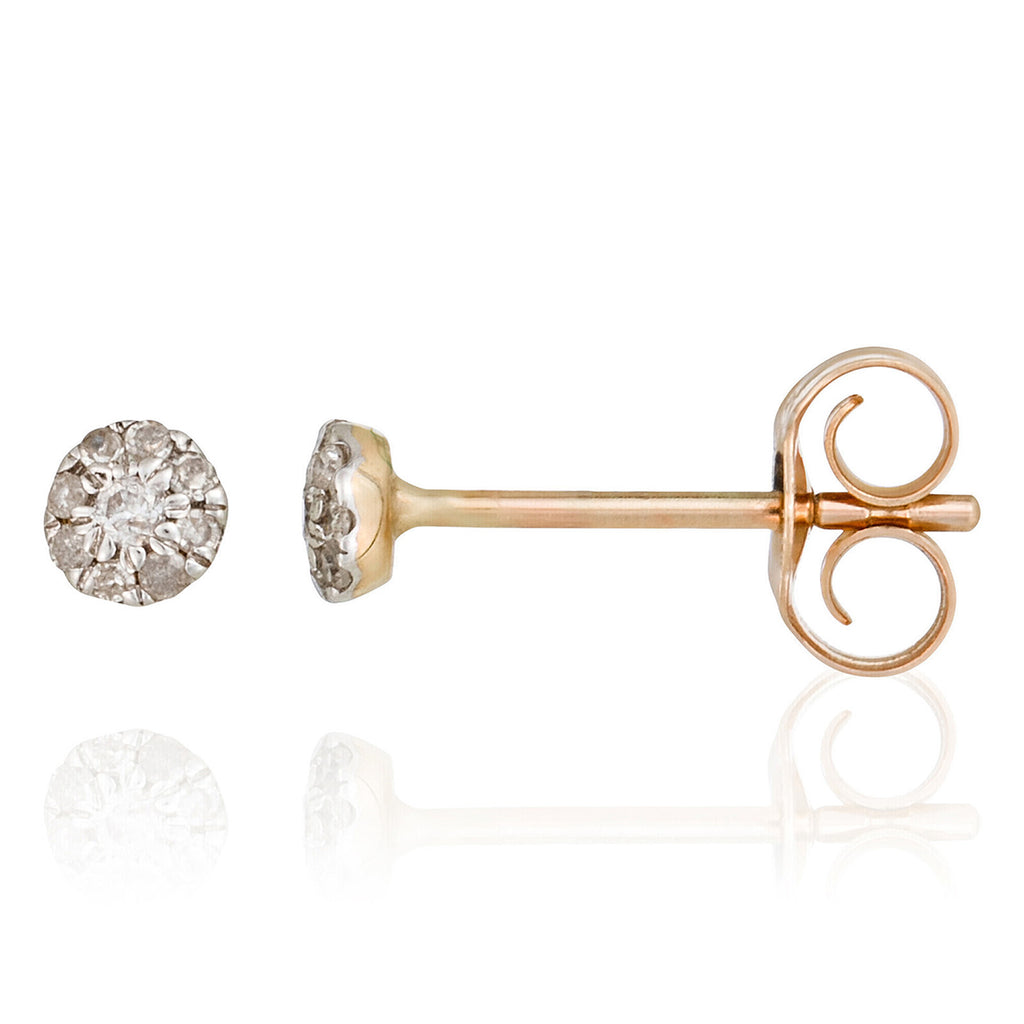 Boucles D'Oreilles "Idylle" Diamants 0,07/18