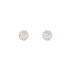 Pendientes "Round Stud" Diamantes 0.02/14 - Oro Amarillo 375/1000