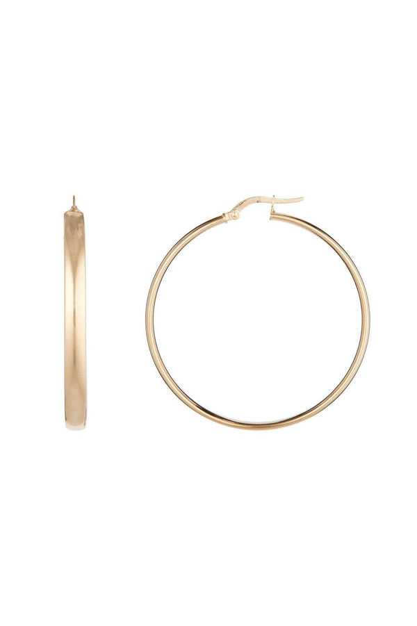 Boucle D'Oreilles "Créoles Santa 40 Mm"