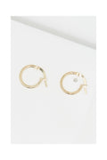 375/1000 Yellow Gold “Monoe 10Mm Creole” Earrings