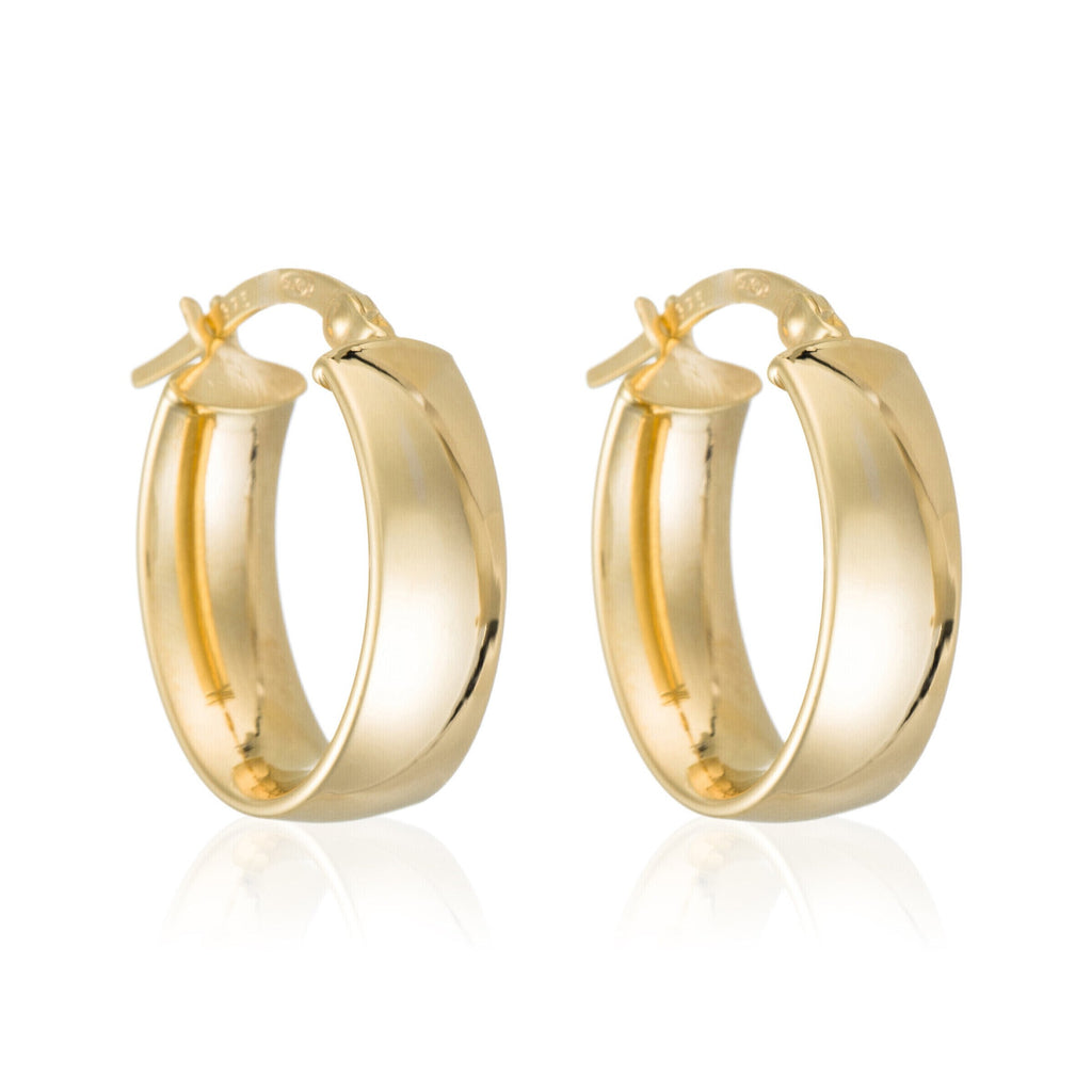 Pendientes de aro Libero - oro amarillo