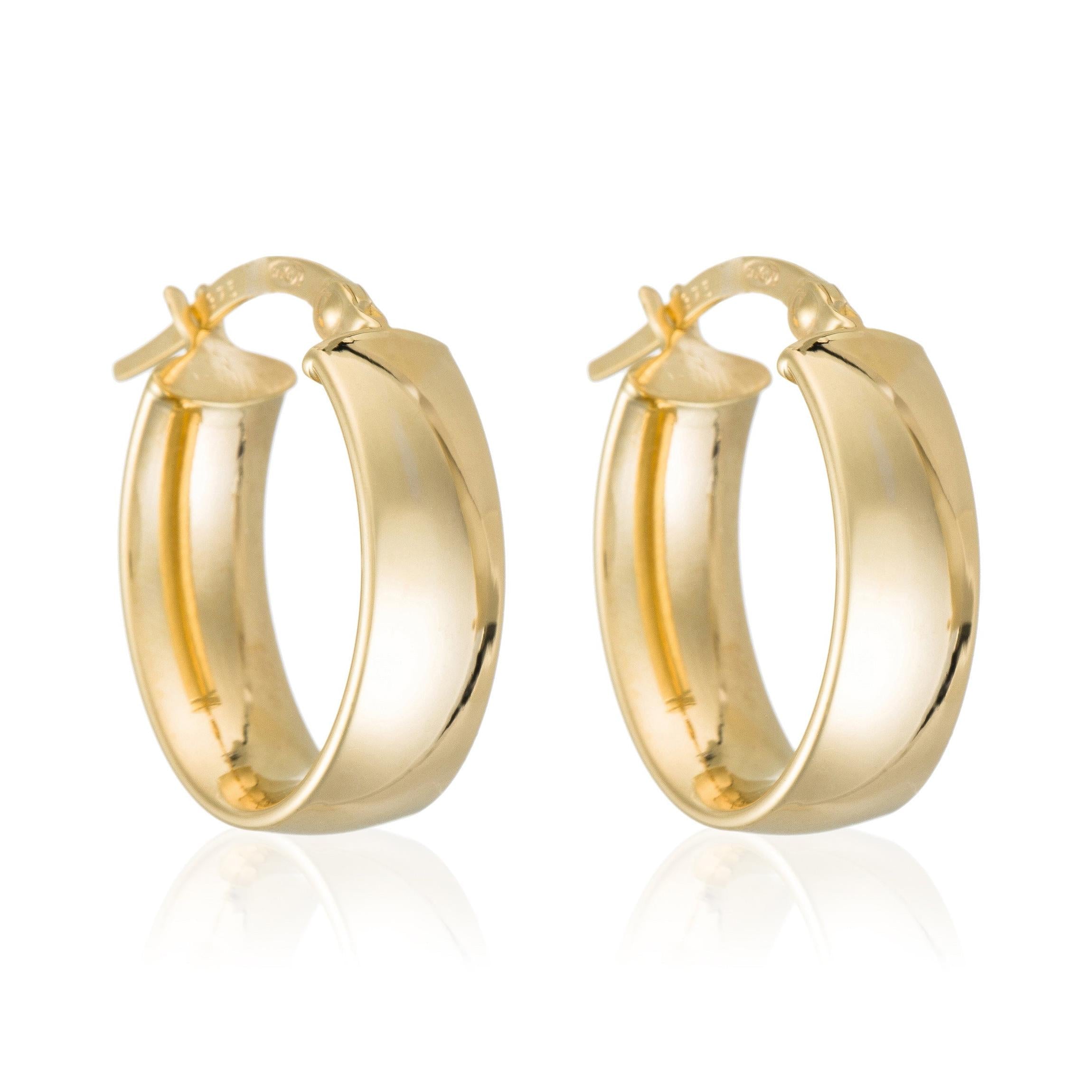 Pendientes Aros “Libero” Oro Amarillo 375/1000