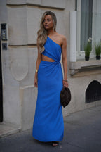 Vestido Faustine Calado - Azul Real