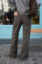 Pantalón Victor Rayas Marrón