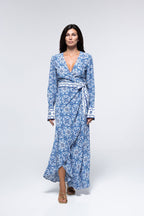Valina Dress - Blue Tile