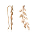 “Golden Leaves” Earrings 375/1000 Yellow Gold