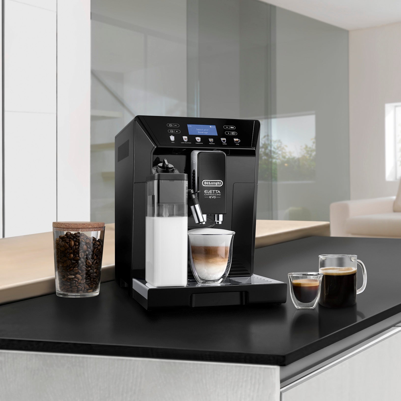Eletta Cappuccino Evo - Black