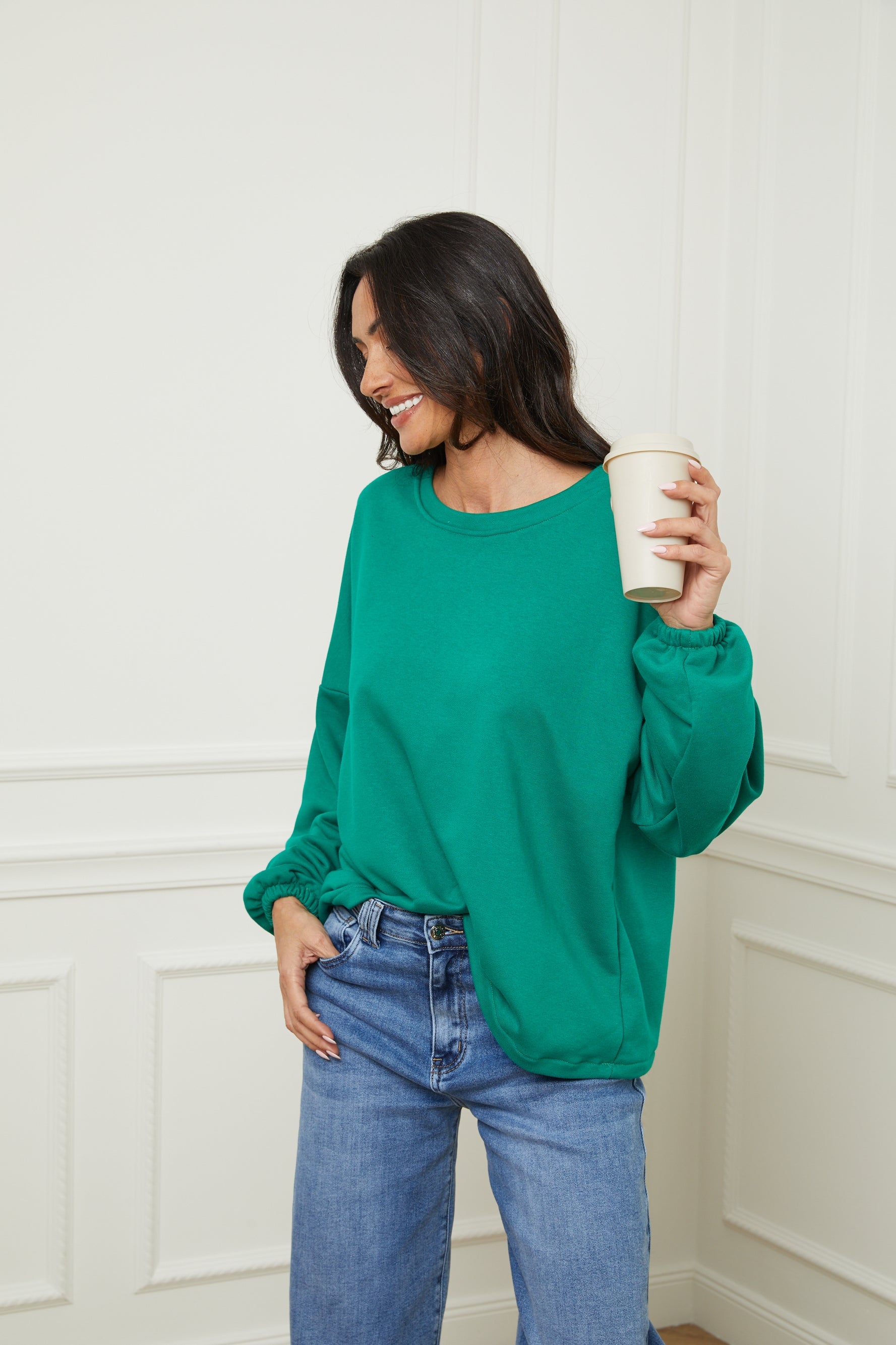 Sudadera Matcha - Verde