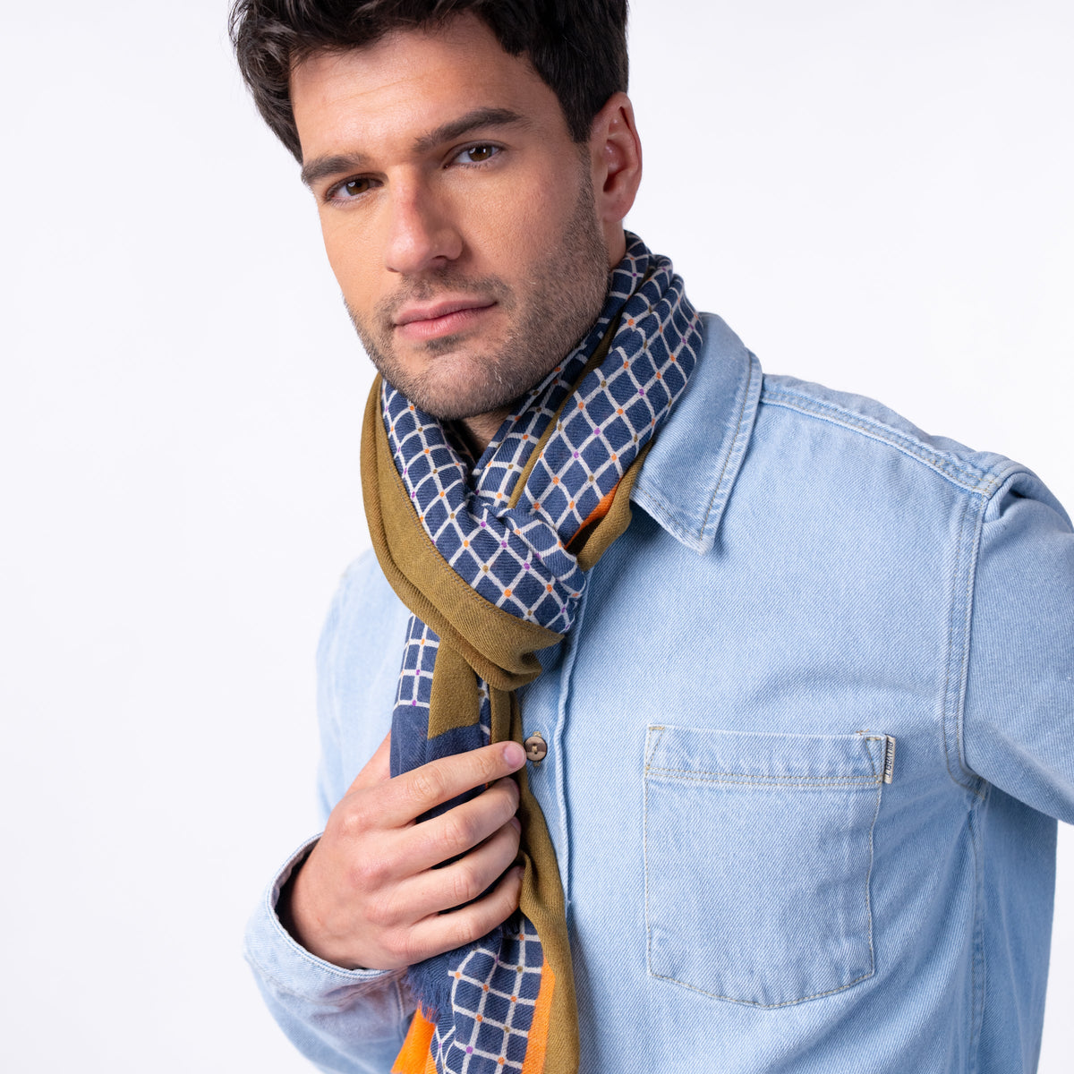 100% Wool Scarf - Jean