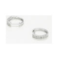 Pendientes "Isabella" D0.26/40 - Oro blanco 375/1000