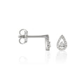 Boucles D'Oreilles "Naïa" D0,08/34 - Or Blanc 375/1000