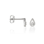 Boucles D'Oreilles "Naïa" D0,08/34 - Or Blanc 375/1000