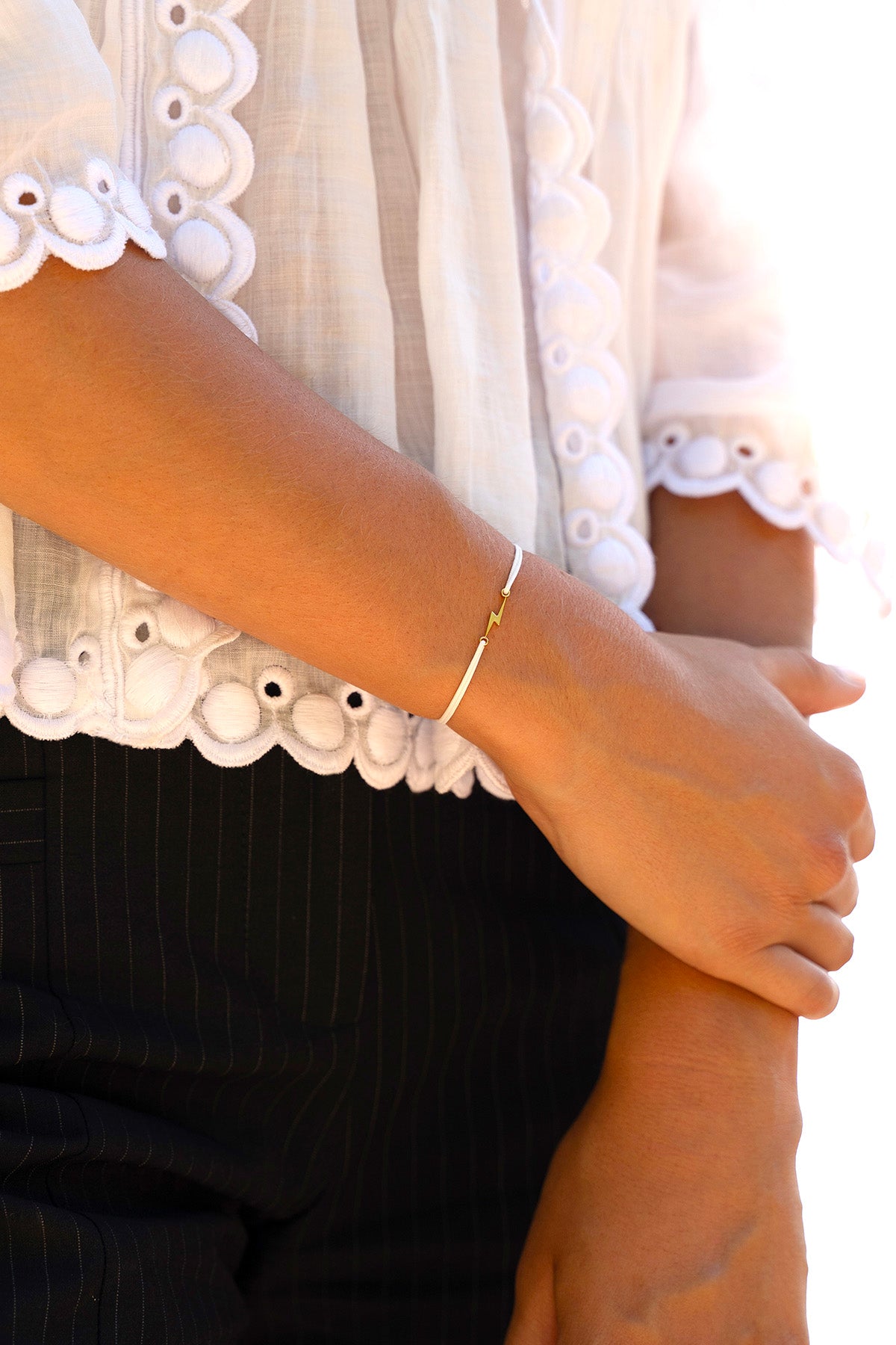 Pulsera Rayo Blanco - Blanco