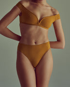 Culotte Taille Haute Eclipse - Mustard