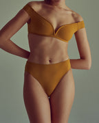 Culotte Taille Haute Eclipse - Mustard