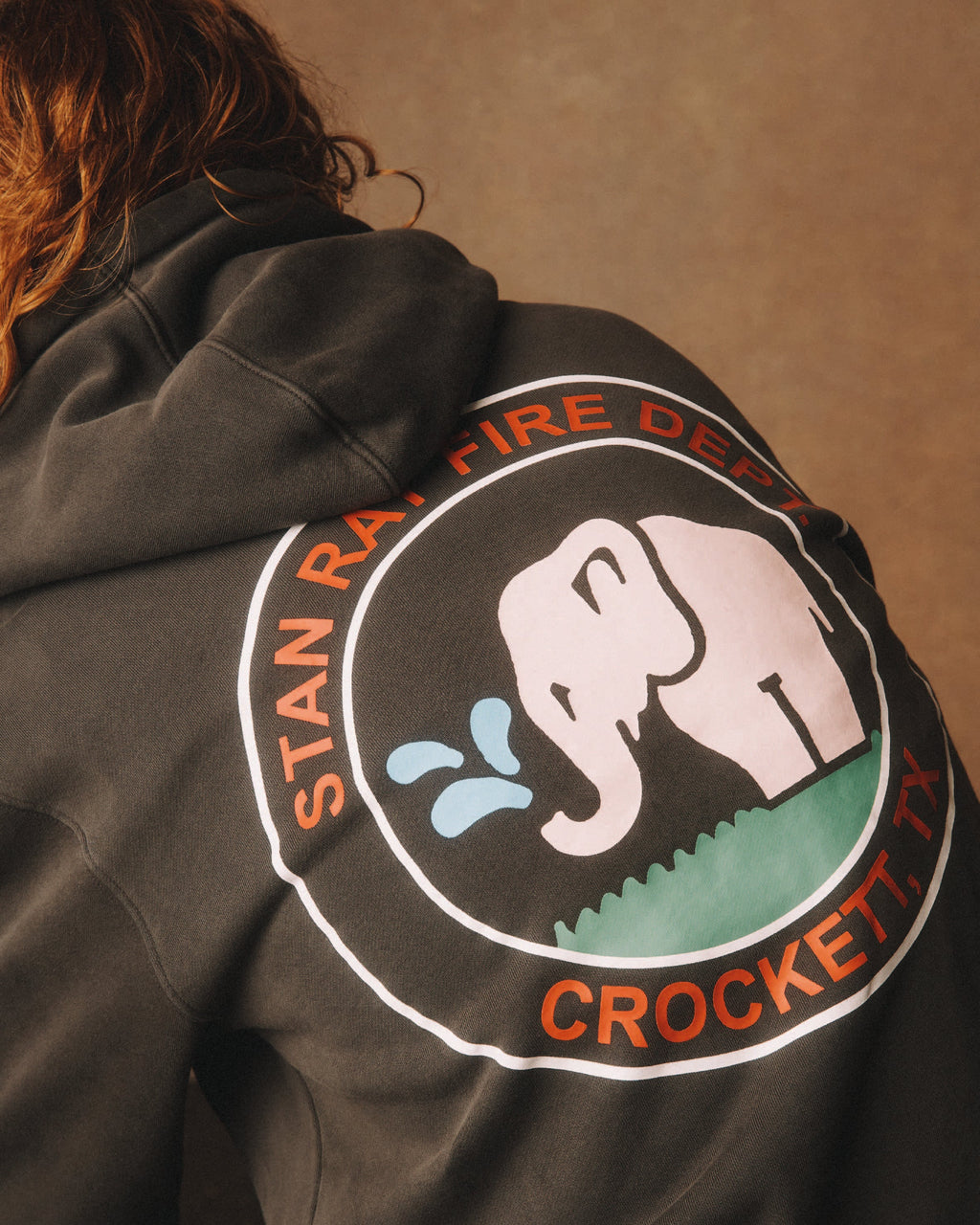 Fire Dept Hood - Raven Black