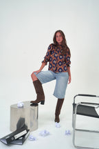 Blouse Zola Bleue
