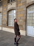Vestido Victoire leopardo