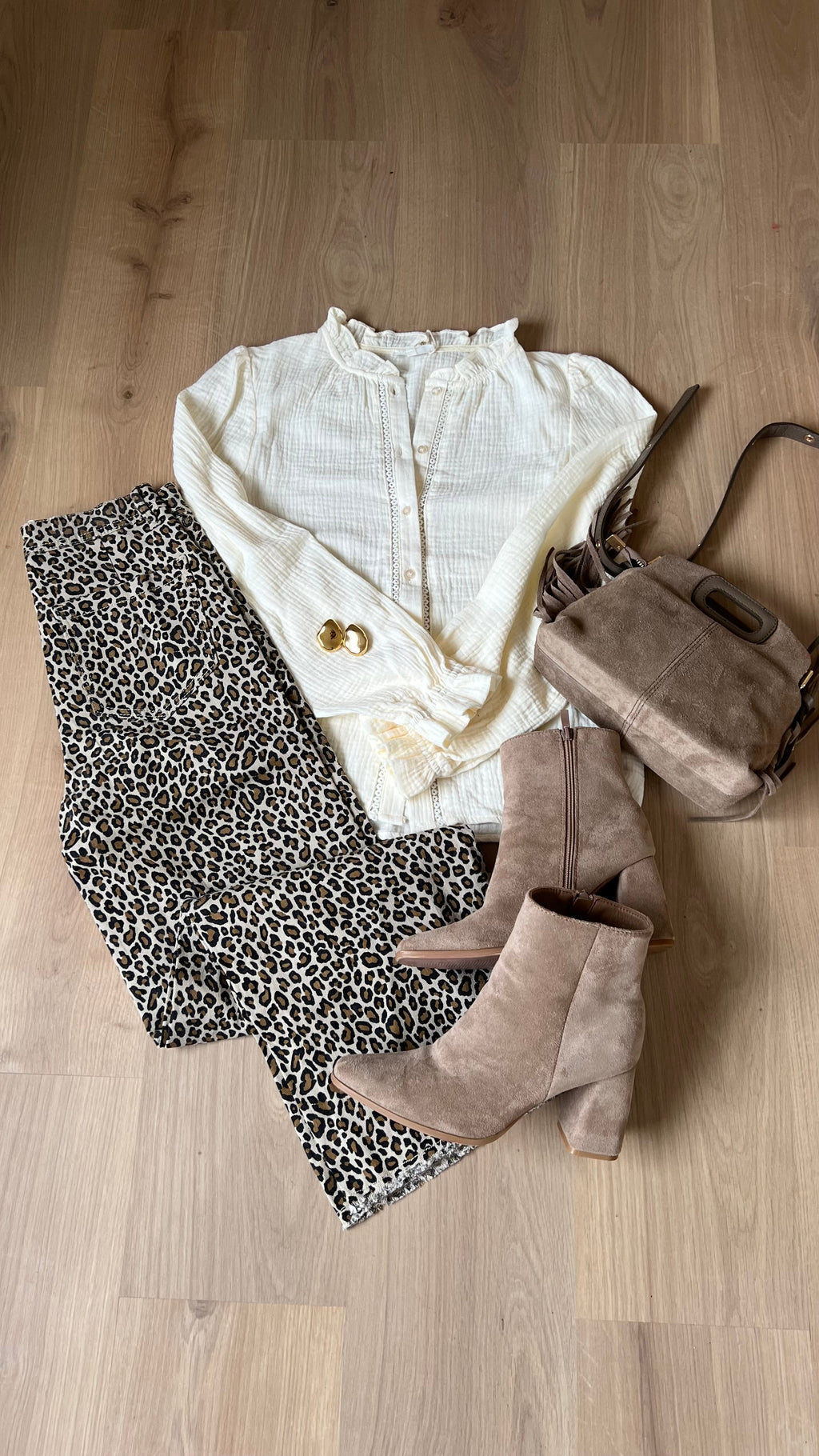 Blouse Écrue En Double Gaze Lili