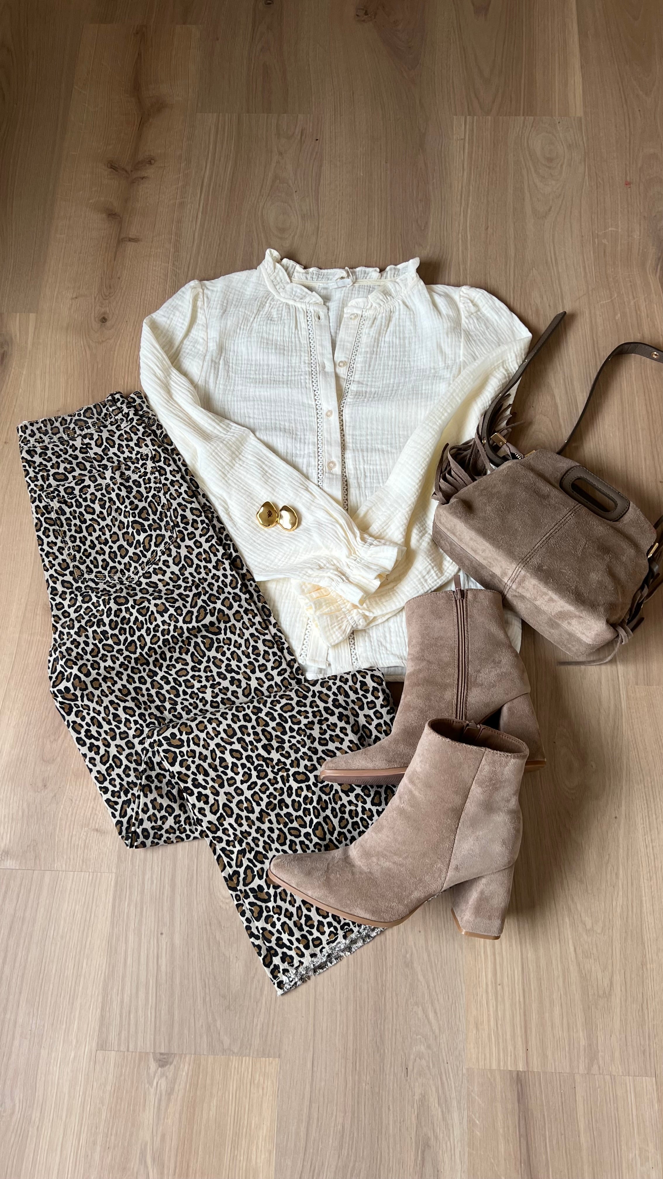 Blouse Écrue En Double Gaze Lili
