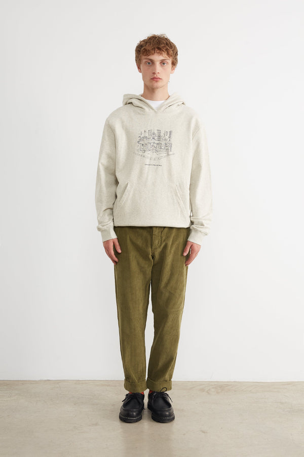 Sudadera Con Capucha Edmmond Coffee Gift Shop Light Grey Melange