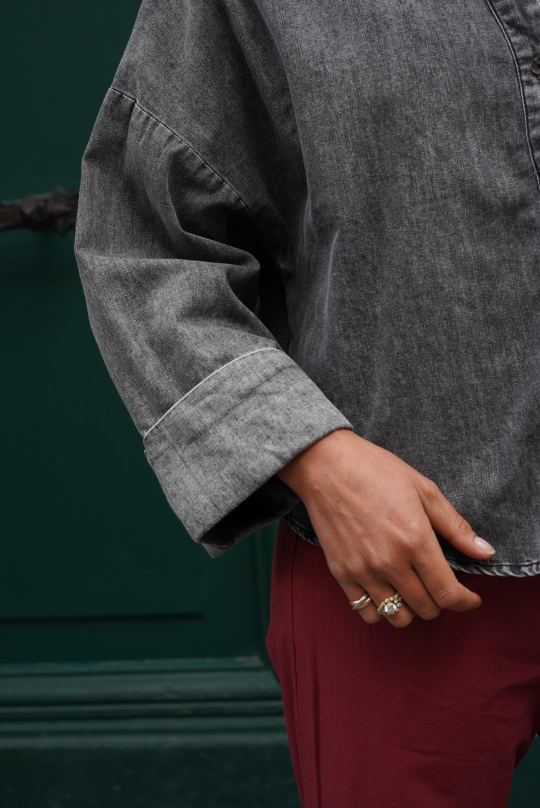 Chemise Léonore Denim Gris