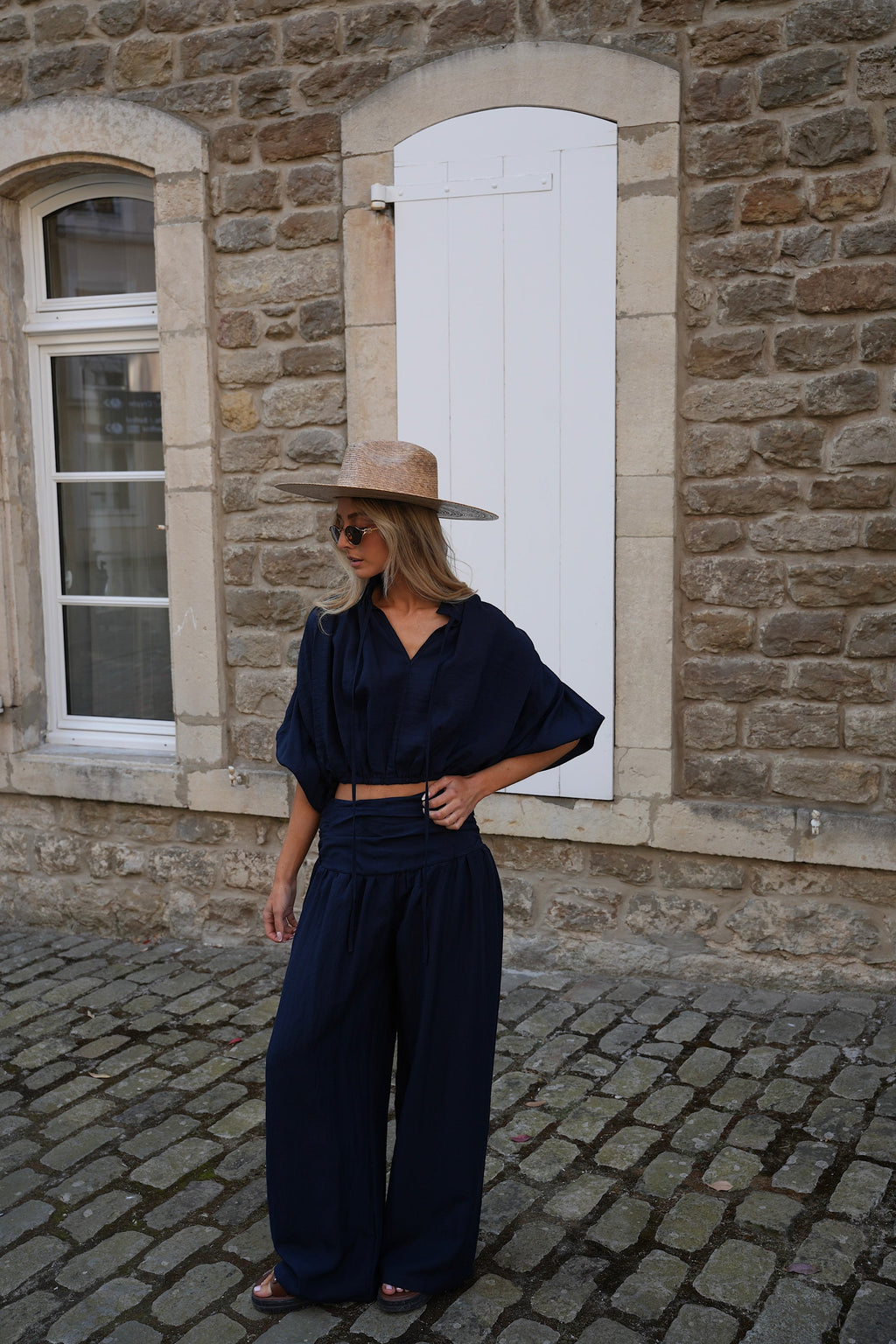 Blouse Courte Ugo - Marine