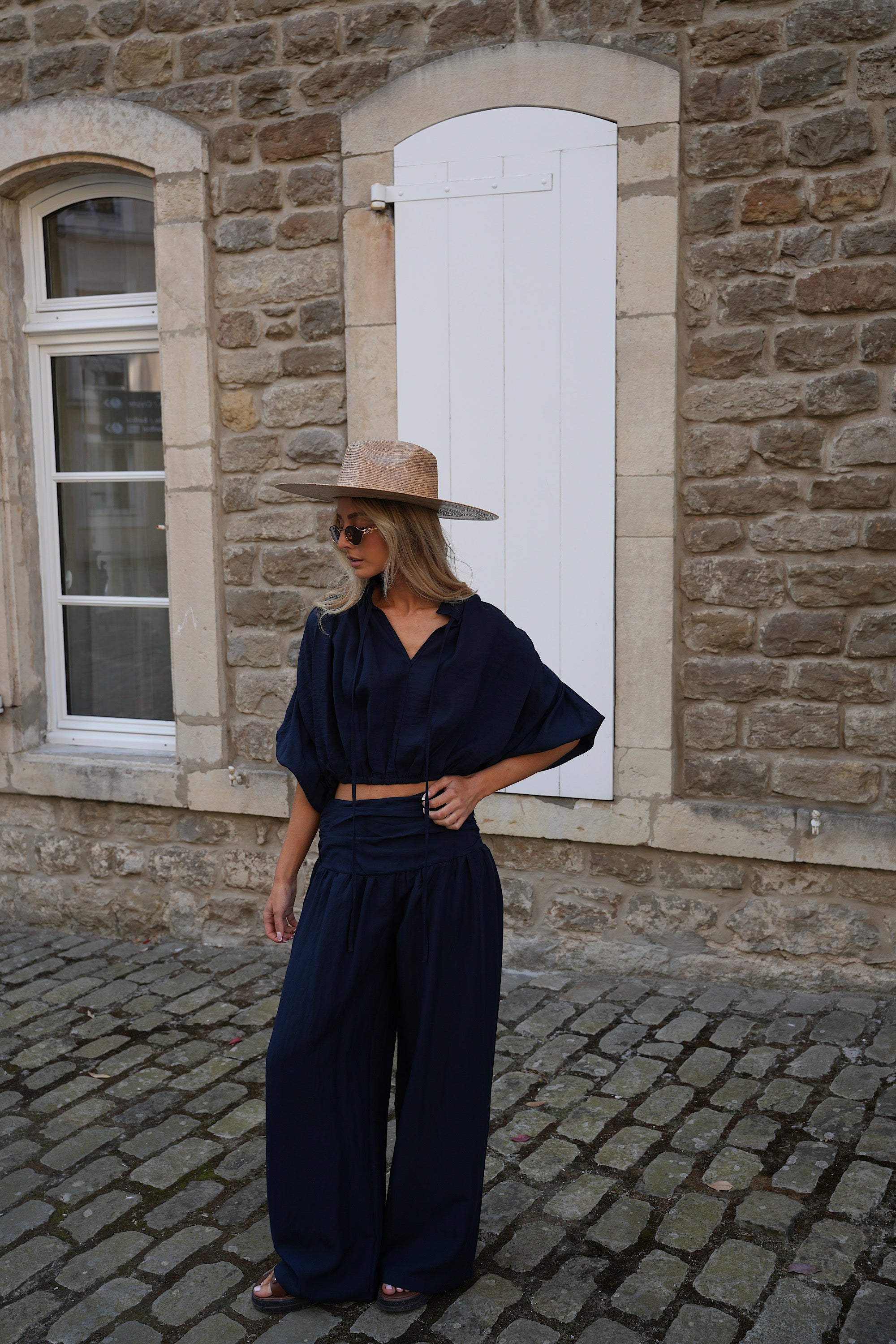 Blouse Courte Ugo - Marine