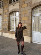 Vestido Victoire leopardo