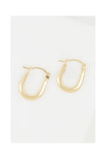 "Garance" Hoop Earrings 9Mm Yellow Gold 375/1000