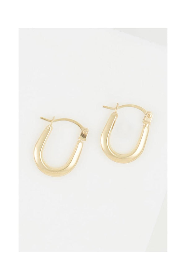 Pendientes Aros "Garance" Oro Amarillo 9Mm 375/1000