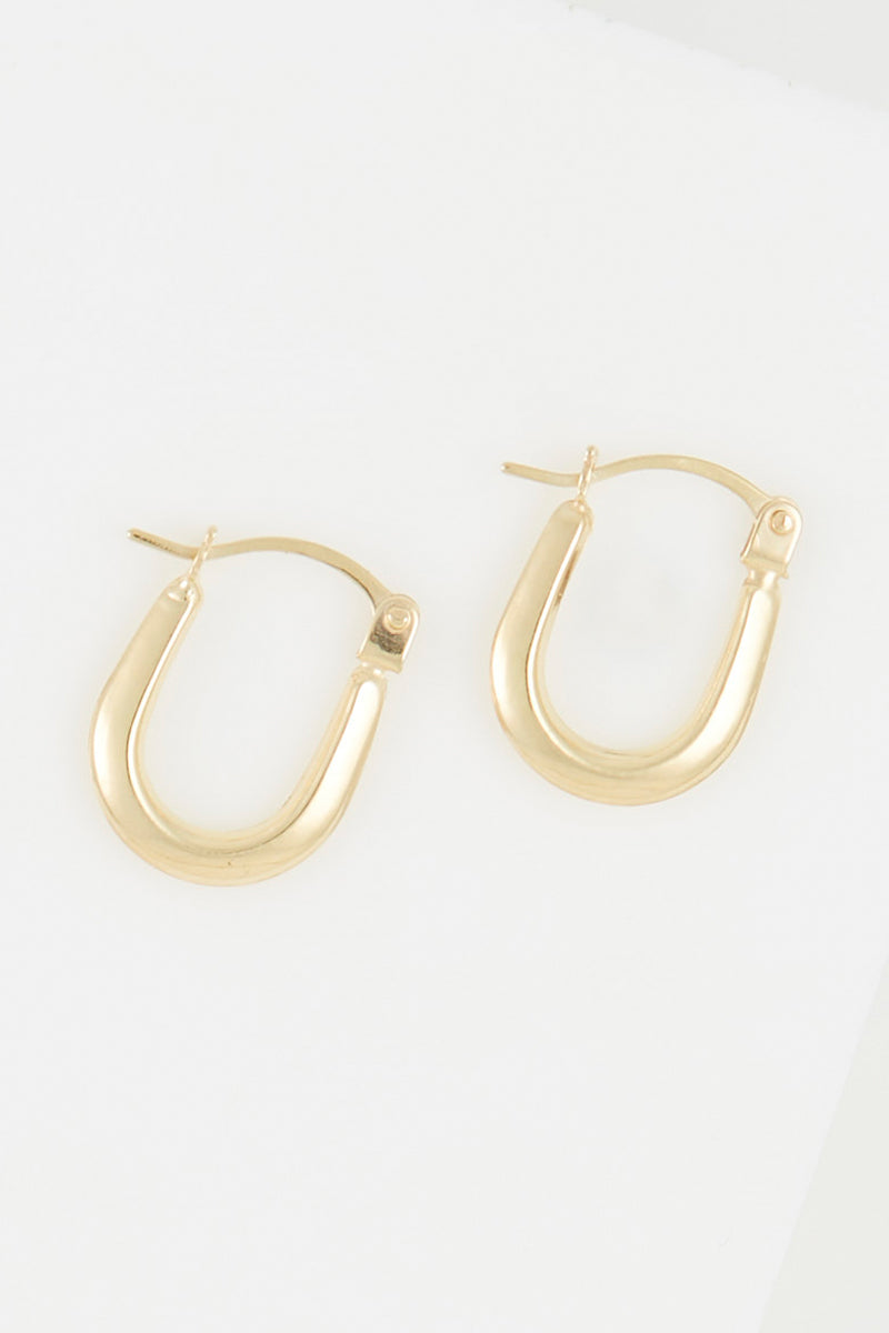 Pendientes Aros "Garance" Oro Amarillo 9Mm 375/1000