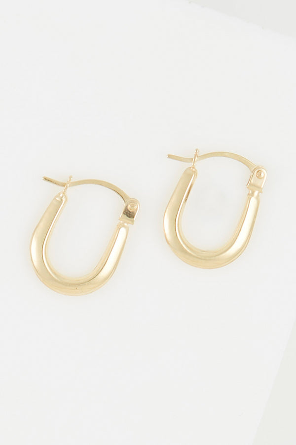Pendientes Aros "Garance" Oro Amarillo 9Mm 375/1000