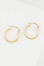 Pendientes Aros “Théa” 15Mm – Oro Amarillo