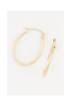 "Olivia" Hoop Earrings 15Mm 375/1000 Yellow Gold