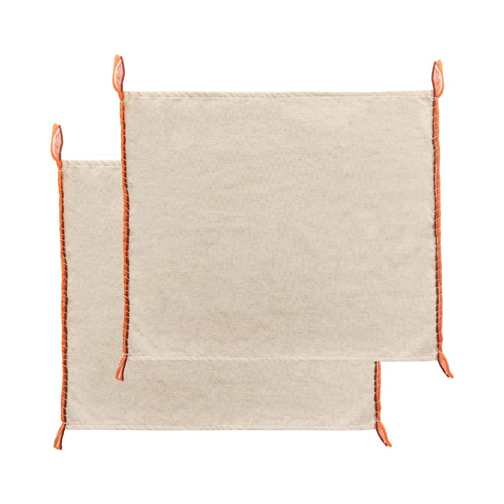 Lot De 2 Sets De Table En Coton Et Lin