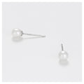 Pendientes “Mi Perla” – Oro Blanco 375/1000 Perlas Blancas