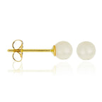 Boucles D'Oreilles "My Pearl" - Or Jaune 375/1000 Perles Blanches