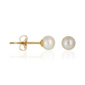 Boucles D'Oreilles "My Pearl" - Or Jaune 375/1000 Perles Blanches