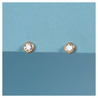 Boucles D'Oreilles "Philtre D'Amour" - Or Jaune 375/1000 Et Zirconium