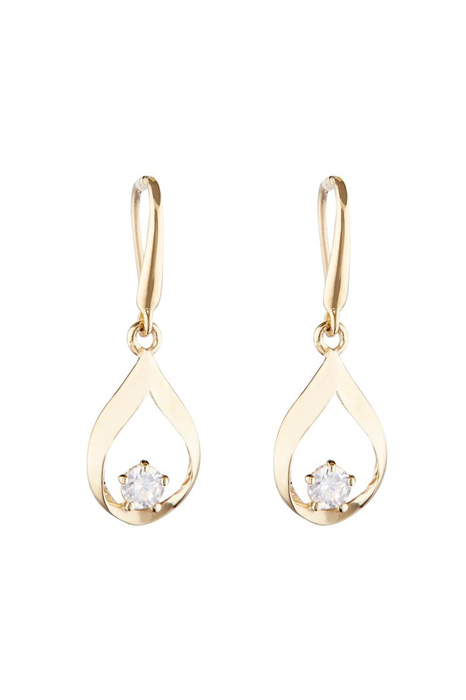 Pendientes “Precious Drop” Oro amarillo 375/1000