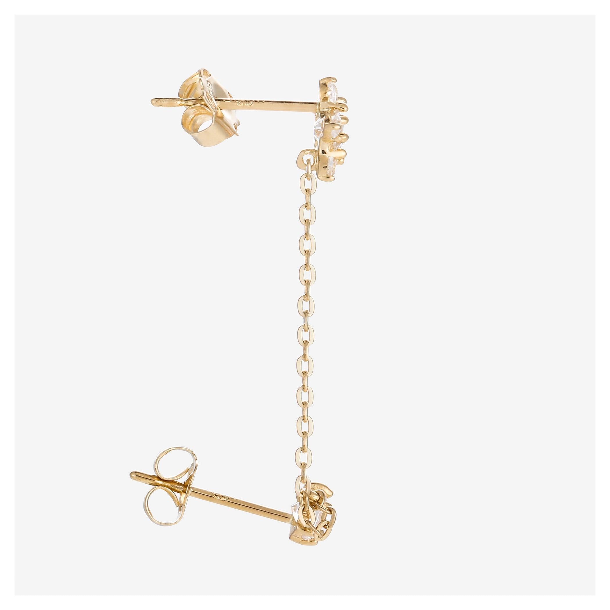 Boucle D'Oreilles "Duchesse" - Or Jaune 375/1000
