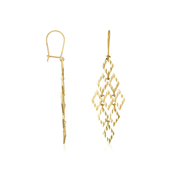 Pendientes “Crazy” – Oro Amarillo 375/1000